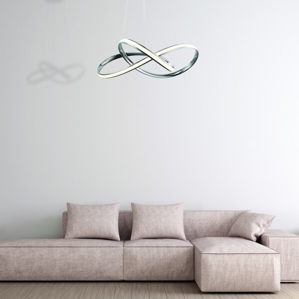 LED Пендел CAPPIO LED/36W/230V хром