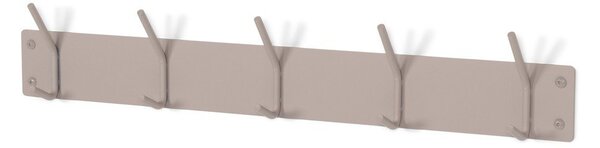 Кафяво-сива метална стенна закачалка 70 cm Fusion – Spinder Design