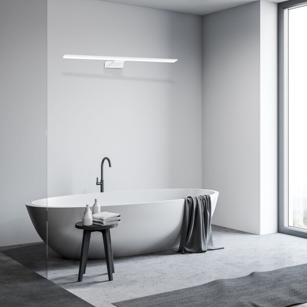 LED осветление за огледало за баня SHINE WHITE LED/15W/230V 80 cm IP44 бяло