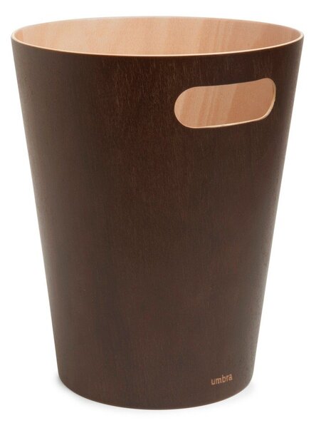 Кафяво офис кошче за боклук 7,5 l Woodrow – Umbra