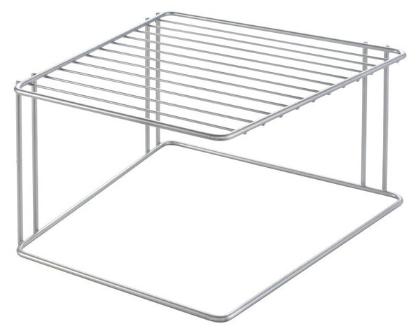 Стоманен допълнителен рафт в сребрист цвят 25x25 cm Boxe – Metaltex