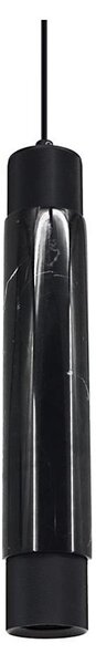 Висящ полилей MARBLE 1xGU10/8W/230V черен
