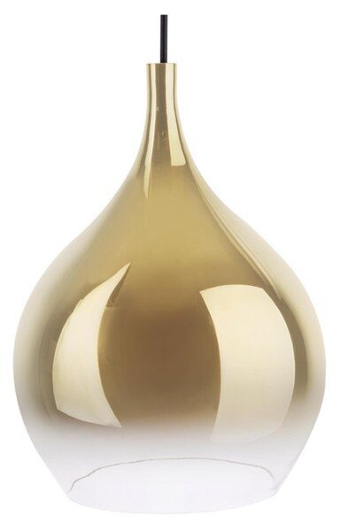 Стъклена висяща лампа в златисто Голяма, ø 26 cm Drup - Leitmotiv