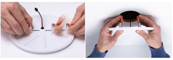 Paulmann 92392 - LED/17,5W IP44 Плафон за вграждане в баня VARIFIT 230V