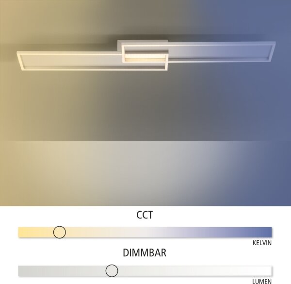 Paul Neuhaus 8371-55 - LED Димируема лампа за таван AMARA LED/40W/230V + дистанционно