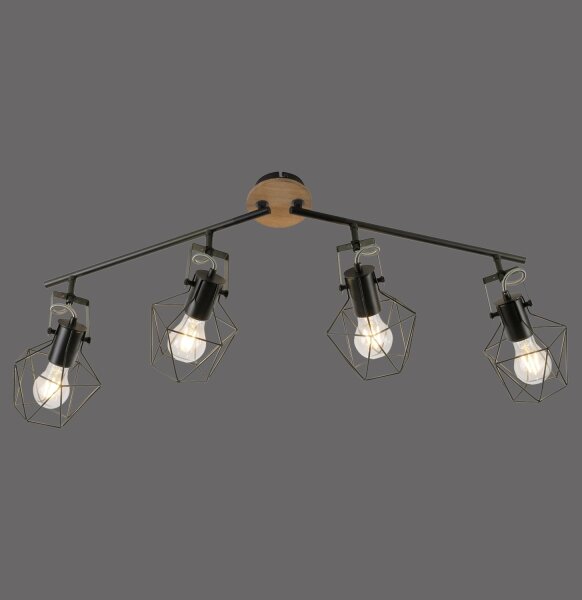 Leuchten Direkt 15674-78 - Прожектор, луна JARO 4xE27/60W/230V