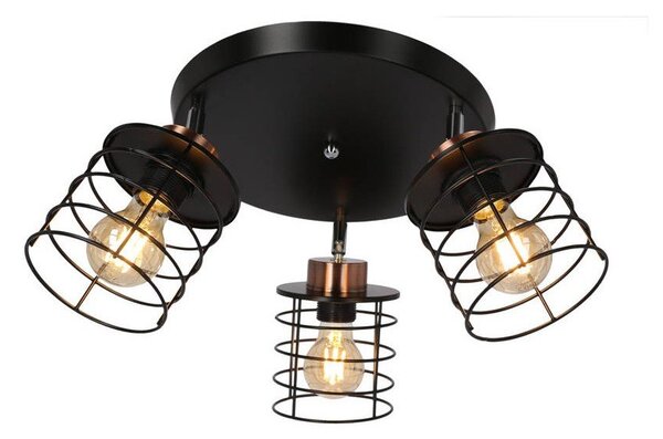 Черна метална светлина за таван Glob - Candellux Lighting