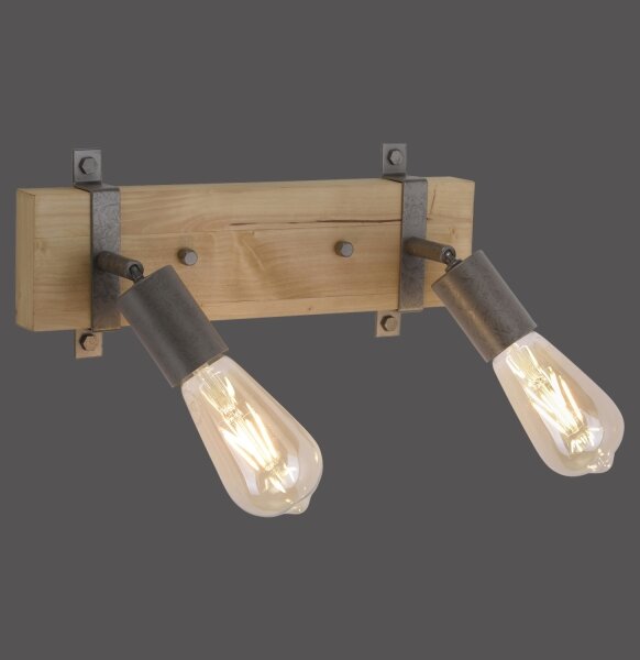 Leuchten Direkt 13472-79 - Стенен спот SLAT 2xE27/40W/230V