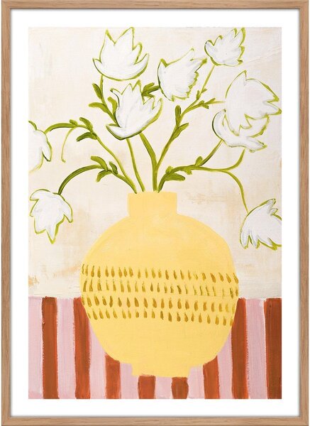 Картина 52x72 cm Yellow Vase – Malerifabrikken