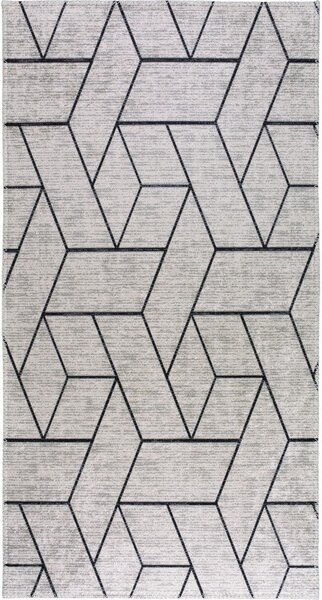 Светлосив килим, подходящ за миене 80x150 cm - Vitaus