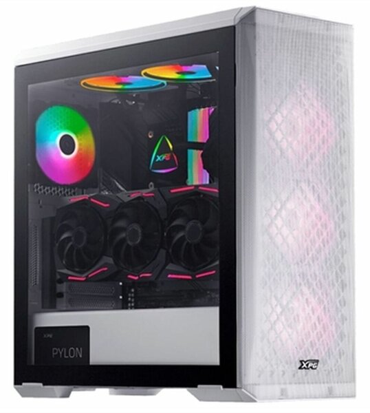 ATX полу-висока кутия XPG DEFENDER-WHCWW Бял