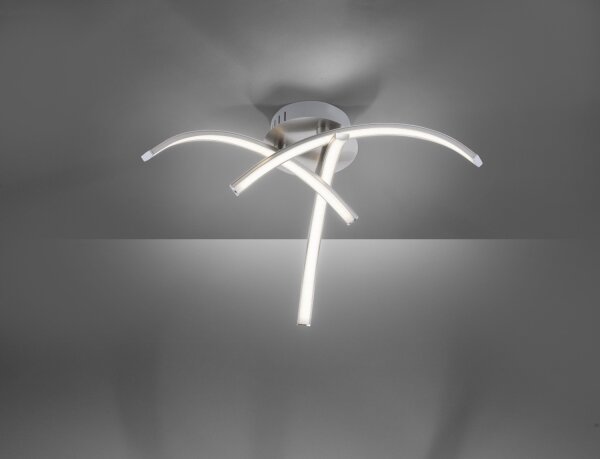 Leuchten Direkt 15341-55 - LED Полилей за повърхностен монтаж VALERIE 3xLED/3,7W/230V