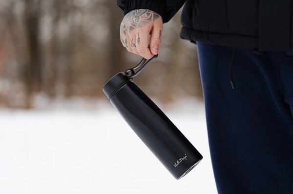 Черен термос 500 ml Fuori – Vialli Design