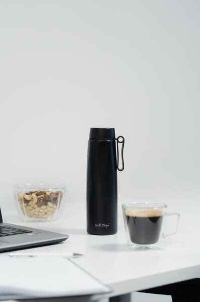 Черен термос 500 ml Fuori – Vialli Design