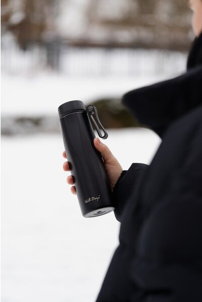 Черен термос 500 ml Fuori – Vialli Design