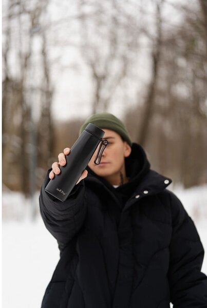 Черен термос 500 ml Fuori – Vialli Design