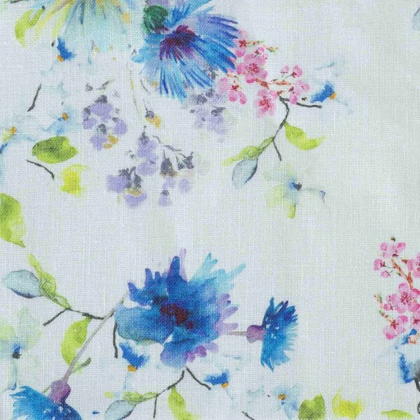 Ленена калъфка за възглавница 45x45 cm White Flowers – Linen Tales