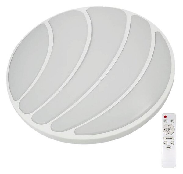 LED Димируем плафон SHELL WHITE LED/40W/230V + д.у