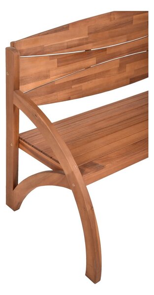 Кафява градинска пейка от масивно дърво Hadia – Garden Pleasure