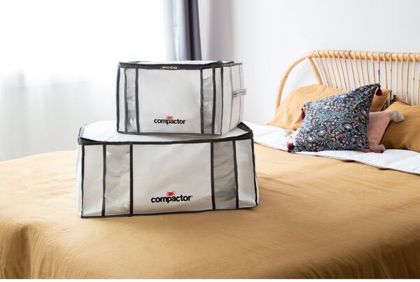 Вакуумна подсилена текстилна кутия за съхранение на дрехи 42x25x25 cm Life – Compactor