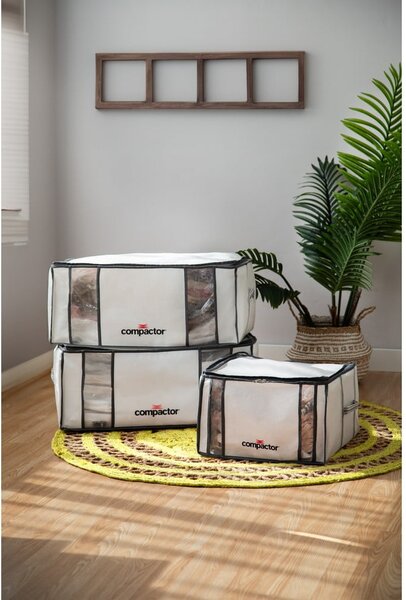 Вакуумна подсилена текстилна кутия за съхранение на дрехи 42x25x25 cm Life – Compactor