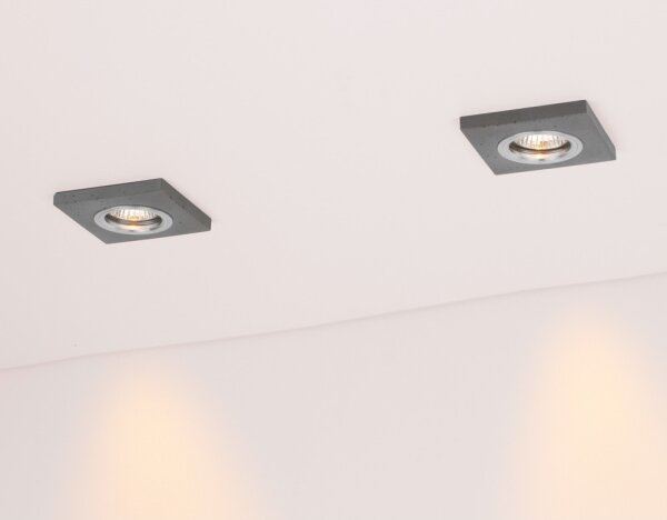 Spot-Light 2515136 - LED вградено осветително тяло VITAR 1xGU10/5W/230V бетон
