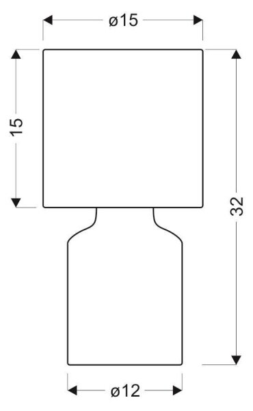 Настолна лампа INER 1xE14/40W/230V розов