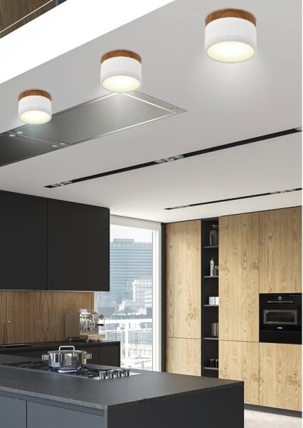 LED Лампа TUBA LED/9W/230V бяла/бежова