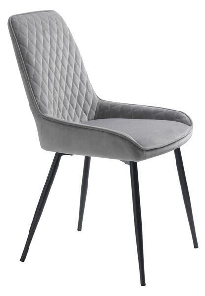 Сив трапезен стол Milton - Unique Furniture