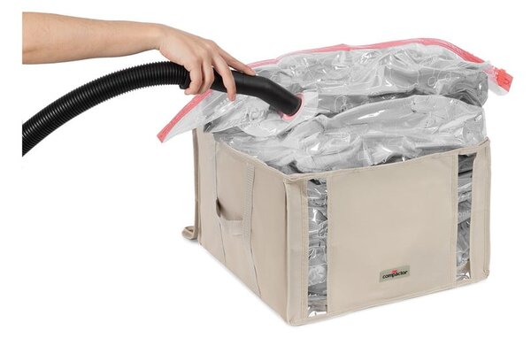 Вакуумна текстилна кутия за съхранение на дрехи 42x40x25 cm Life – Compactor