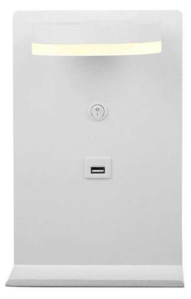 LED Стенна лампа със зарядно устройство COMPACT LED / 4W / 230V