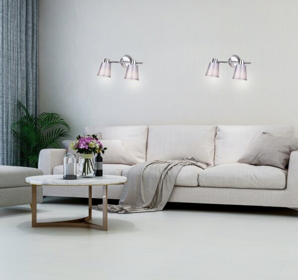 Стенна лампа PIN 2xE14/40W/230V