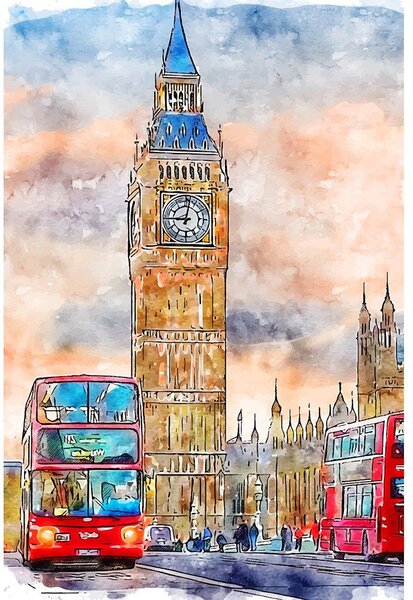 Картина 40x60 cm London - Fedkolor