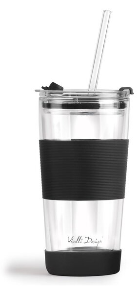 Черна термочаша 600 ml Fuori – Vialli Design