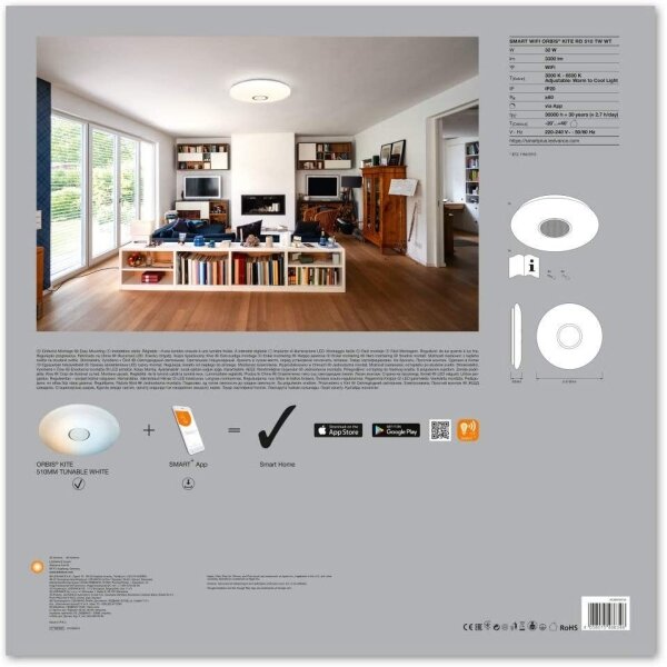 Ledvance - LED Димируема лампа SMART+ KITE LED/32W/230V Wi-Fi