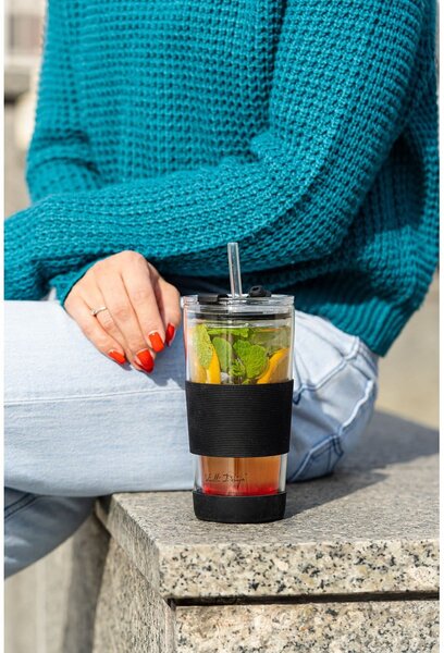 Черна термочаша 600 ml Fuori – Vialli Design