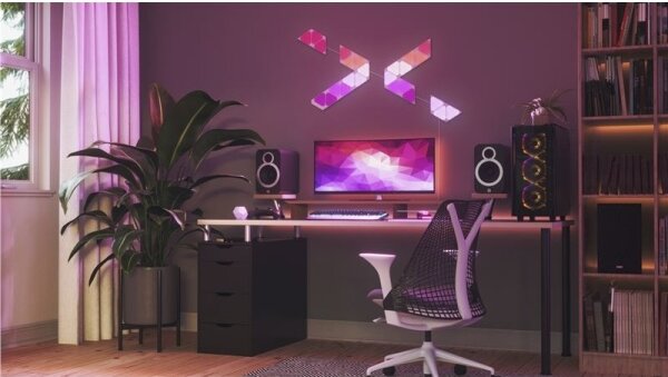 Nanoleaf NL48-1001TW-10PK - К-кт 10бр. LED RGB димируеми панели TRIANGLES LED/0,5