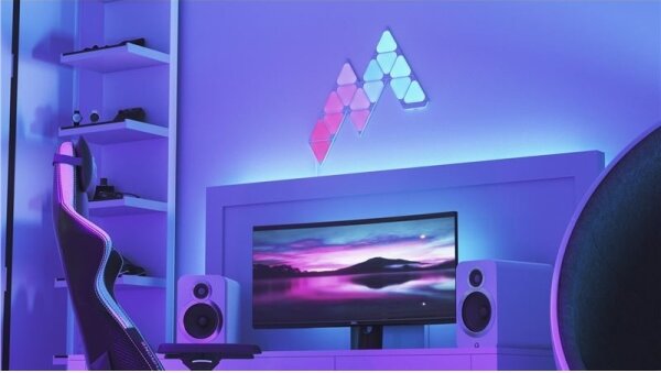 Nanoleaf NL48-1001TW-10PK - К-кт 10бр. LED RGB димируеми панели TRIANGLES LED/0,5