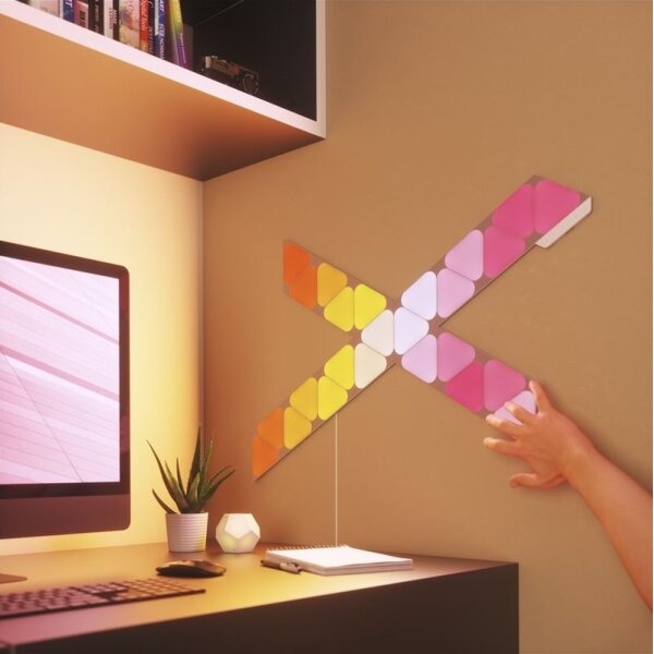 Nanoleaf NL48-1001TW-10PK - К-кт 10бр. LED RGB димируеми панели TRIANGLES LED/0,5