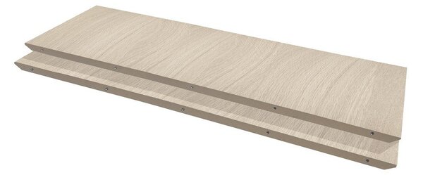 Допълнителни чинии за маса за хранене 2 бр. в дъб 135x48 cm Mezza - Hammel Furniture