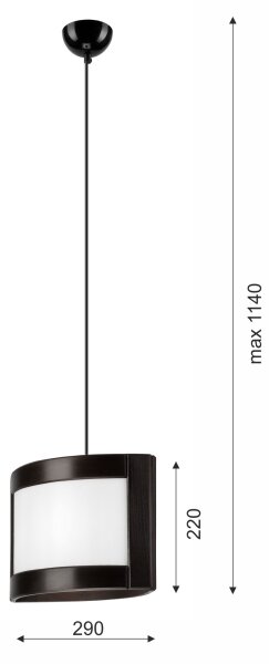 Пендел ELODIE 1xE27/60W/230V
