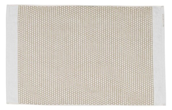 Текстилна постелка за баня в бяло и бежово 50x80 cm Grid - Mette Ditmer Denmark
