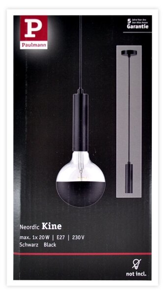 Paulmann 79757 - Полилей на въже NEORDIC 1xE27/20W/230V
