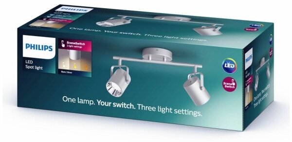 Philips 50662/14/P0 - LED Спот BYRE 2xLED/4,3W/230V 2200/2500/2700K