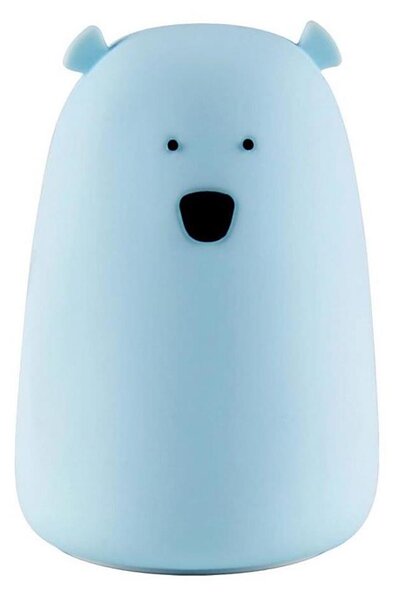 LED RGB детска сензорна лампа BEAR LED/0,8W/5V синя