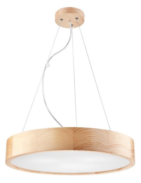 Полилей NATURAL 3xE27/60W/230V, 47 см, борова дървесина