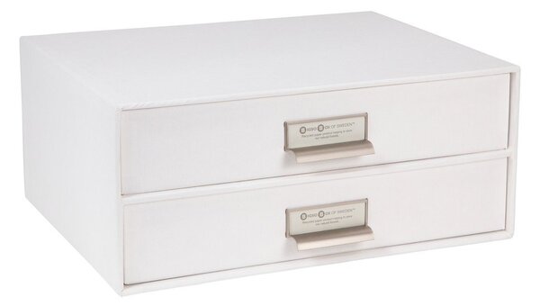 Бяло двуетажно чекмедже за документи , 33 x 22,5 cm Birger - Bigso Box of Sweden