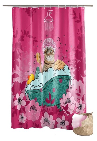 Завеса за душ 180x200 cm Chatibulle – douceur d'intérieur