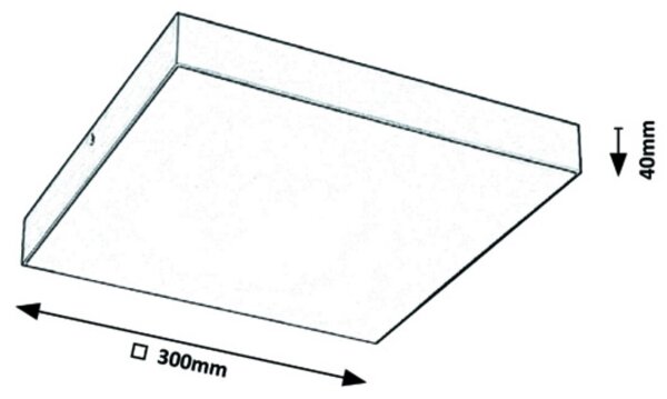 Rabalux - LED таванно осветително тяло LED/24W/230V 2800-6000K IP44 бяло