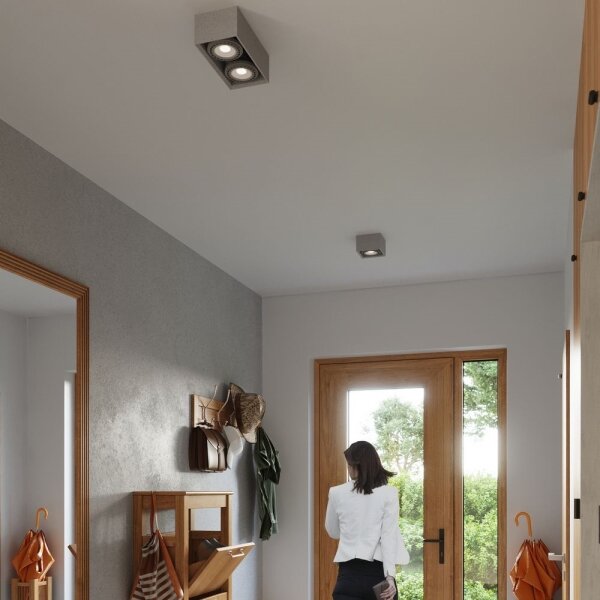 Sollux SL.0884 - Плафон QUATRO 2xGU10/40W/230V бетон